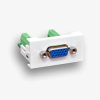 Gniazdo VGA 22,5x45mm 15+1pin, FU/FA-2420-VGA-16