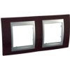 UNICA TOP Ramka 2 podwójna pozioma wenge MGU66.004.0M3 SCHNEIDER ELECTRIC