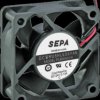 DC axial fan, 24 V, 60 x 60 x 25 mm, 36.7 m³/h, 36 dB, ball bearing, SEPA PLB60A24SE16A