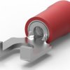 Insulated forked cable lug, 0.3-1.42 mm², AWG 22, 3.68 mm, M3.5, red, 8-32561-1