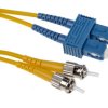 Kabel światłowodowy długość: 1m Z zakończeniem złącze B<B>: ST złącze A: SC średnica: 9/125μm Jednomodowy 0.3