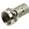 Wtyk; F; WSF; na przewód; RG59 75 Ohm; skręcany; proste; srebrny; RoHS