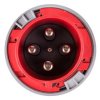 Wtyczka przenośna 125A 4P 400V czerwona IP67 POWER TWIST 044-6