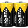 2 x bateria cynkowo-węglowa R20 D Varta Superlife / Super Heavy Duty (taca)