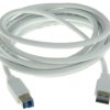 Kabel USB, dł. 3m, kolor: Biały