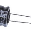 Kondensator 1000μF 35V dc Radialny, Otwór przelotowy Rubycon roztaw: 5mm 12.5 (Dia.) x 20mm