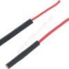 209078-FF-10-RT Przewód SIL 0,22mm2, 0,1m, 2x gniazdo 0,8mm, czerwony, ELECTRO-PJP, 209078-F-F-10R