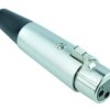 XLR 3-Pole Cable Connector Socket