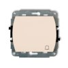 TREND Wyłącznik zwierny przycisk beżowy 1WP-4 KARLIK