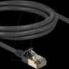 80340 Patch cable Cat.8.1 F/FTP Slim Pro 2 m black