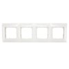 Ramka poczwórna biała DR4/11 Kontakt Simon54