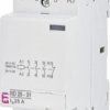 Stycznik modułowy 25A 3 styki zwierne i 1 styk rozwierny (2 mod. 4 bieg.) RD 25-31-24V AC/DC 002464013