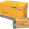 AgfaPhoto Professional 6LR61 Bateria 9 V alkaliczno-manganowe 9 V 10 szt.