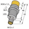 Turck Czujnik indukcyjny nie podtynkowy NPN, zestyk przełączny NI30U-M30-VN6X-H1141