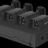 FNA 108 E B4 2T (BLACK) Netzwerk-Videorekorder, Set inkl. 4 Kameras