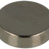 Magnes stały; cylindryczny; N38; 7mm; 2mm; niklowany; neodymowy