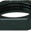 Counter nut, M12, 17 mm, black, 2049066