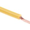Przewód jednożyłowy linkowy, 2491X, 0,75 mm², 24/0,2 mm, 18 AWG, PVC, 500 V, Żółty, dł. 100m, RS PRO
