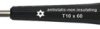 Screwdriver, T10, TORX, BL 60 mm, L 170 mm, 6-666 L