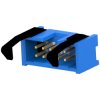 Pin header, 10 pole, pitch 2.54 mm, angled, blue, 2-1761607-3