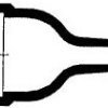 Heat shrink sleeve, straight, S1 (11/11 mm), S2 (9.3/2.1 mm), A06542-000