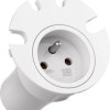 Bachmann 938.102 1 x Gniazdo do zabudowy obracane gniazdo zasilania biały
