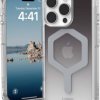 Urban Armor Gear Plyo Futerał backcase Apple iPhone 16 Pro przeźroczysty, Ciemnobrązowy Ładowarka indukcyjna, Kompatybil