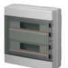 Rozdzielnica modułowa 2x18 natynkowa drzwi transp. seria 620 IP65 400x400x140 szara EC62036