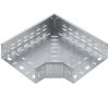 BAKS Kolanko 90°, łącznik poziomy, system KLIK, 50x60mm KKFJ50H60 1mm