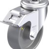 Blickle 886983 LER-PO 100G-FI-ELS Rolka obrotowa z blachy stalowej Średnica koła: 100 mm Maksymalne obciążenie: 150 kg 1