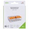 WAGO COMPACT 221-415 Szybkozłączka 5x 0,2-4,0mm2 uniwersalna (na drut / na linkę) 450V/32A ORYGINALNA blister 8szt.