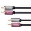 Kabel 2RCA-2RCA 1.0m Kruger&amp,Matz