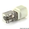 D4S20D-40MA5-B RIGHT ANGLE PLUG FOR PCB WHITE THT ROSENBERGE