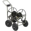 Hozelock 59505 Hose Cart 135m Heavy Duty Metal Frame 2-Wheel Steering