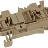 Złączka; na szynę DIN; DP2.5N; szary; sprężynowy; 0,14÷2,5mm2; 20A; 600V; 1 tor; 2; na szynę DIN TS35; Dinkle; RoHS