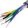 Kabel do transmisji danych 0,23 mm² 10 -rdzeniowy Nieekranowany 24 AWG AWG PVC 300 V
