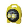 Faithfull Power Plus FPPCR25MSEL Semi-Enclosed Cable Reel 110V 16A 2-Socket 25m