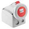 Złącze przemysłowe - zasilające 16A Gniazdo 415 V 3P + N + E Żeński Legrand Czerwony Montaż ścienny, IP67