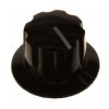Knob Finger-grip 1-1/2 In.Black