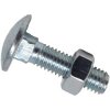 METALMATE MEMCSX0830 Cup Square Hex Bolt & Nut ZP M8 x 30mm Box 50