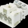 91.932.9053.0 Device connection (snap-in) - plug, white, 3-pin