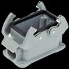 09 30 010 1271 Housing base for socket housing, 10-pin, 2 clip