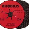 Rhodius 300463 Dysk fibrowy stal 25 szt.