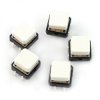 Tact Switch 12x12mm z nasadką - kwadrat biały - 5szt