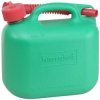 Hünersdorff 811590 Benzinkanister 5l Kunststoff grün UN-Zulassung + E10 Proof 147x265x247mm Kanister na paliwo 5 l tworz