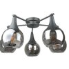Lampa sufitowa 5xE27 STAR SMOKY BLACK