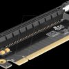 81296 Riser Card PCI Express 3.0 x16 male to x16 slot 90° left angled