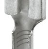 Uninsulated flat plug sleeve, 6.3 x 0.8 mm, 0.5 to 1.5 mm², AWG 20 to 16, brass, tin-plated, 3240156