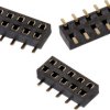 Socket header, 6 pole, pitch 2 mm, straight, black, 62100621821