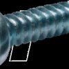 190436 Self-tapping screw with half-round head 4.8x25 mm PZ2 self-drill